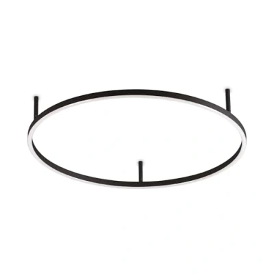 Immagine di Ideallux Ideal Lux Plafoniera LED Oracle Slim nero 3.000K 70 cm
