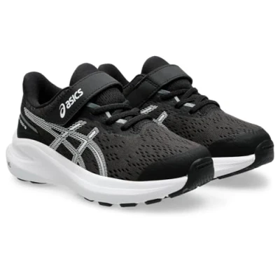 Immagine di Asics GT1000 13 Unisex Scarpe running neutre per bambini, Taglia: 30, Black/white Tessuto / sintetico