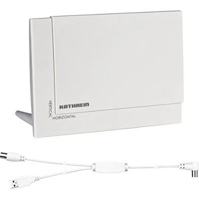 Immagine di Kathrein BZD 32 Antenna attiva piatta DVB T/T2 Ambiente interno Guadagno: 18 dB Bianco