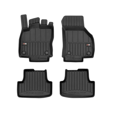 Immagine di FROGUM proLine 3D 3D426689 Set tappetino Gomma anteriore e posteriore 4 nero Su misura VOLKSWAGEN: Golf VIII Hatchback