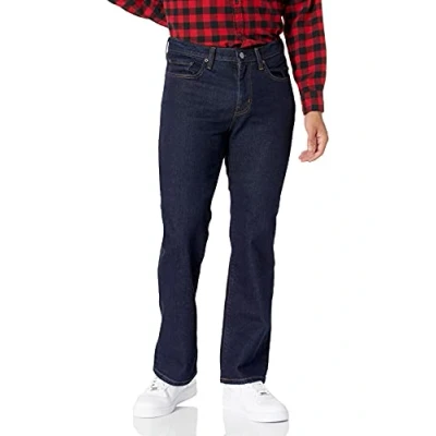 Immagine di Amazon Essentials Jeans Dritti con Taglio Bootcut Uomo, Slavato, 42W / 30L