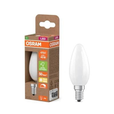 Immagine di OSRAM HOMELIGHTING 4099854477560 LED (monocolore) ERP B (A G) E14 2.5 W Bianco caldo (Ø x A) 35.00 mm 1 pz.