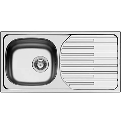 Immagine di Pyramis ET33 FORK, Lavabo da incasso in acciaio INOX, liscio, 100145302