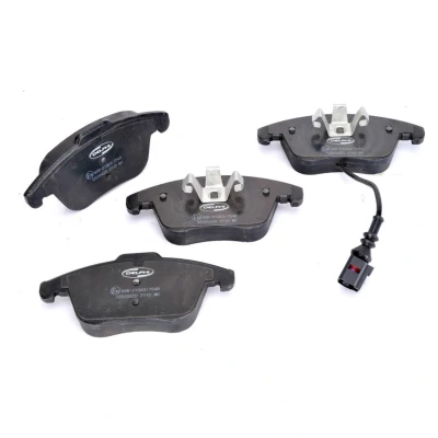 Immagine di DELPHI LP2110 Kit pastiglie freno con contatto segnalazione usura lamierino anticigolío senza accessori VOLKSWAGEN: Tiguan I, Sharan II