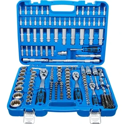 Immagine di BGS Set di chiavi a bussola per blocco ingranaggi/guida 6,3 mm (1/4&quot;) / 10 (3/8&quot;) 12,5 (1/2&quot;) 192 pezzi