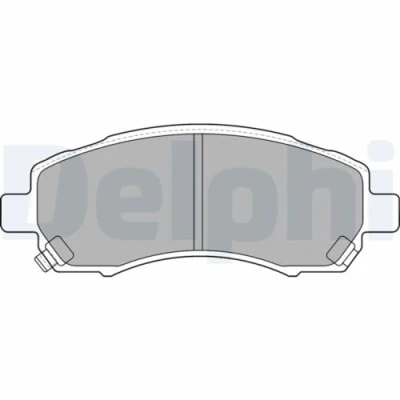 Immagine di DELPHI LP1545 Kit pastiglie freno con segnalatore acustico usura lamierino anticigolío accessori SUBARU: Impreza I Sedan