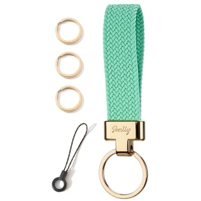 Immagine di SENLLY Portachiavi per Auto, Minimalista Elastico, Cordino Car Key Fob