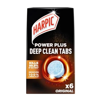 Immagine di Harpic Power Plus Deep Clean Tabs Original x6 pulisce dove il pennello non può raggiungere