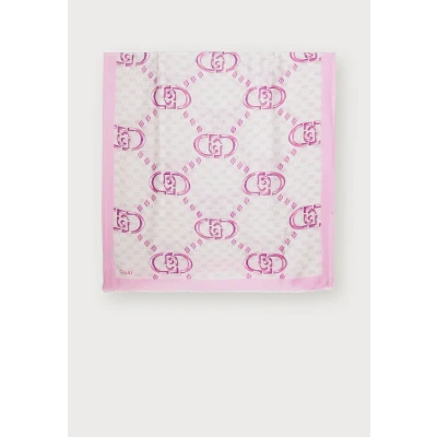 Immagine di LIU JO Stola LOGO Sketch Sciarpa, Donna, Taglia: One Size, Bright candy