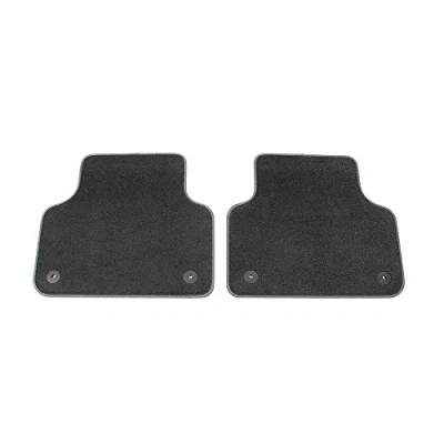 Immagine di Audi 4M8061276MNO tappetini in Tessuto Premium, 2 Posteriori Velluto, Fissaggio con Bottone Automatico, Colore: Nero