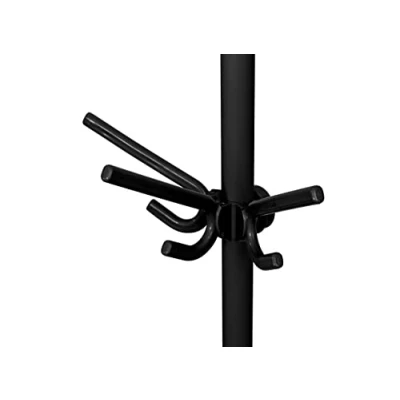 Immagine di Wenko Gancio Triplo Herkules, Set 2 Pezzi, Appendiabiti per Sistema telescopico, in plastica Stabile, 3 appendini Cappotti, Sciarpe o Giacche, (L x A P): 29 12,5 15 cm, Nero