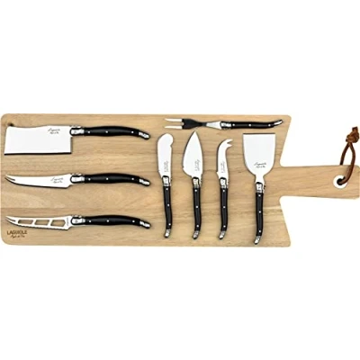 Immagine di Laguiole Style de Vie Set di coltelli da formaggio, Premium Line, 8 pezzi, con bordo