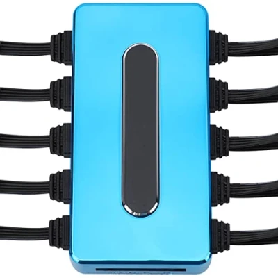 Immagine di RGB Fan Hub Controller Ventole PC Sdoppiatore, 4 Pin Splitter (RGB)