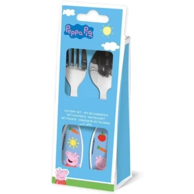 Immagine di SET POSATE IN METALLO 2 UNITÀ PEPPA PIG Stor