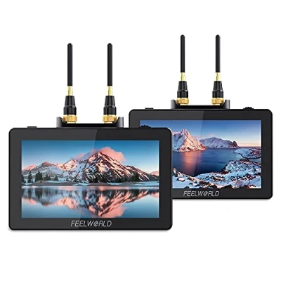 Immagine di FEELWORLD FT6 FR6 5,5 Pollici Camera Monitor Trasmissione Video Wireless Trasmettitore e Ricevitore Integrati Sistema Lungo Raggio 800 Piedi Bassa Latenza 0,07 Secondi Touch 3D LUT HDR 4K HDMI