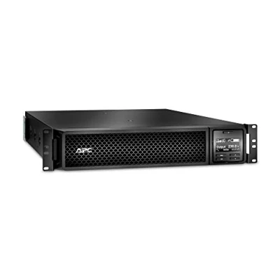 Immagine di APC Smart UPS SRT SRT2200RMXLI NC Gruppi di continuità (UPS) 2200VA RM, Scheda rete, (8) IEC C13, (2) C19, Console controllo e stato LCD multifunzione