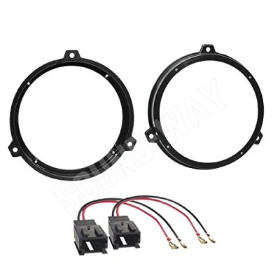 Immagine di Sound way Set di altoparlanti autoradio con 2 cavi 16,5 cm compatibile Fiat Panda