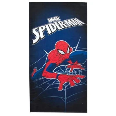 Immagine di Theonoi Asciugamano da bagno per bambini, telo doccia, ragazze e ragazzi, 100% cotone, 70 x 140 cm (Spiderman High)
