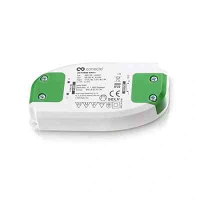 Immagine di conecto 50234, trasformatore LED da 230 V (CA) a 12 (CC), per lampade fino max. 8 watt