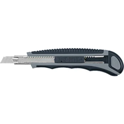 Immagine di KWB Coltello con lame a scatto 9 mm 014009 (6 lame, funzione autobloccante, guidalama in acciaio inossidabile)