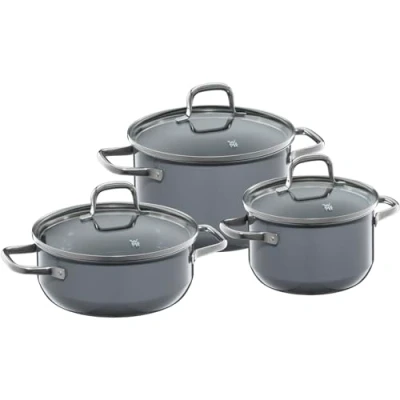Immagine di WMF Fusiontec Essential Set di pentole 3 pezzi, colore: Grigio