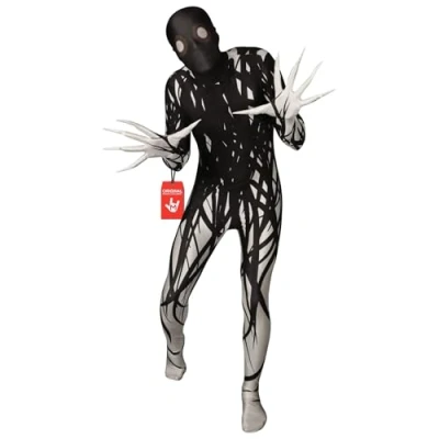 Immagine di Morphsuits MPZAX Costume per travestimento da Mostro Zalgo, Adulti, 180 186 cm, XL