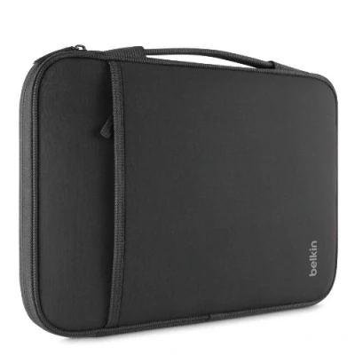 Immagine di Belkin B2B075 C00 Custodia/Borsa per MacBook Air da 13&quot; e Altri Dispositivi fino a 14&#039;&#039;, Esterno in Neoprene, Interno Felpa, Nero
