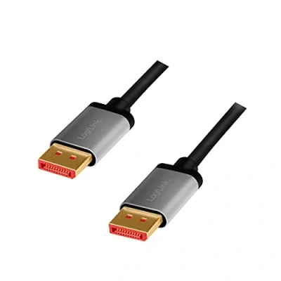 Immagine di LogiLink DisplayPort AV Cavo [1x 1x DisplayPort] 2 m Nero/grigio