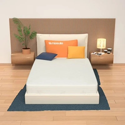 Immagine di miasuite i sogni italiani Materasso alla francese 140x200 alto 21 cm, in Waterfoam e Aloe Vera Indeformabile, Dispositivo Medico. Modello: Plus.