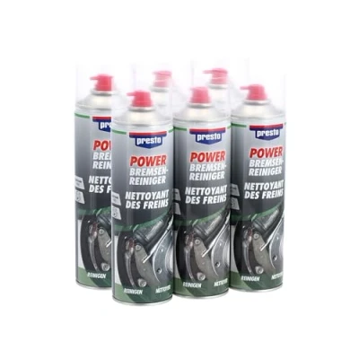 Immagine di Presto 6 lattine di detergente per Freni Spray 315541, 500ml