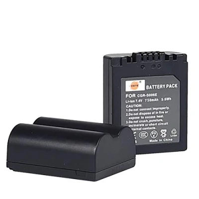 Immagine di 2pcs CGR S006E DSTE Li ion Batteria Compatibile per Panasonic S006E, S006, S006A/1B, CGA DMW BMA7 e DMC FZ28EFK,DMC FZ28EFS, FZ18EB,DMC FZ18EG,DMC FZ18K