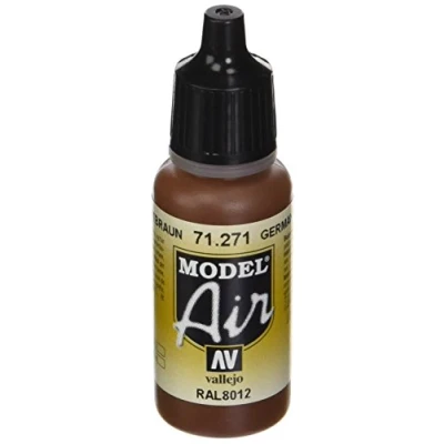 Immagine di Vallejo Model Air Vernice Acrilica, 17 ml, Rosso Marrone Tedesco