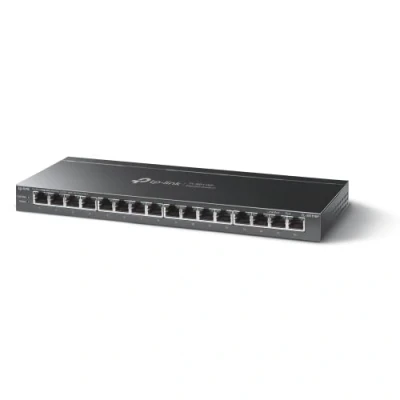 Immagine di TP Link TL SG116P PoE Switch 16 Porte Gigabit con PoE+, 30W per Porta PoE, 120W su Tutte le Porte, 802.3af/at, Modalità di Isolamento, Metal Casing, Plug&amp;Play, Durevole e Silenzioso