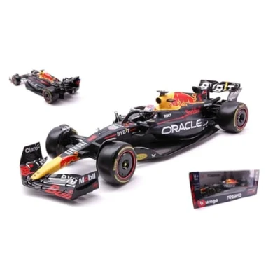 Immagine di Bburago Red Bull RB19 modellino auto pressofuso campione del mondo 2023 in scala 1/18