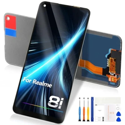 Immagine di Schermo LCD per Oppo Realme 8i / 9i A96 4G RMX3151 Display Touch Screen Digitalizzatore Vetro Pannello Sensor Assemblaggio Riparazione Kits