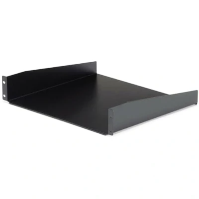 Immagine di StarTech.com Scaffale Server rack 2U a sbalzo Universale 19&quot; per e armadi di rete Acciaio resistente Capacità 20 kg Vassoio profondo 41 cm, Nero (CABSHELF)