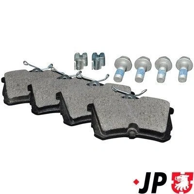 Immagine di JP GROUP 3463700210 Kit pastiglie freno Assale posteriore con segnalatore acustico usura HONDA: ACCORD 7 Limousine, Tourer, 6 Aerodeck