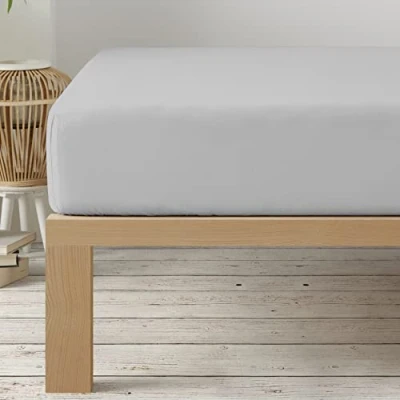 Immagine di Degrees Home COLLEZIONE Lenzuolo con angoli 150 x 190 33 Regolabile Microfibra poliestere garzata Grigio