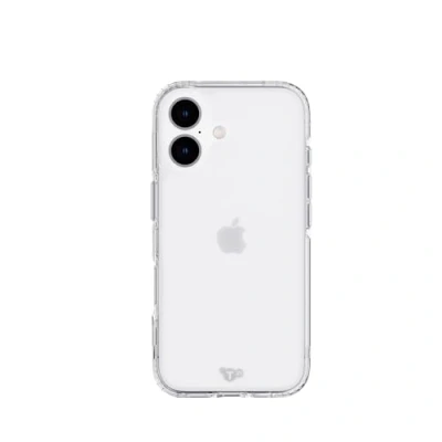 Immagine di tech21 EvoClear Custodia protettiva antiurto per iPhone 16, trasparente