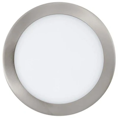 Immagine di EGLO Lampada da incasso a Led Connect Fueva c, Luce Smart Home, metallo pressofuso, plastica, nichel opaco, Ø 22,5 cm, dimmerabile, tonalità del bianco e colori regolabili