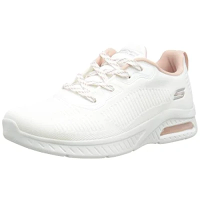 Immagine di Skechers Sport BOBS Squad Chaos AIR Sneakers basse, Donna, Taglia: 37, Bianco Tessuto