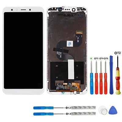 Immagine di swark Display LCD compatibile con Xiaomi Mi A2/Mi 6X Touch Screen Digitizer Assembly Glass + strumenti (bianco cornice)
