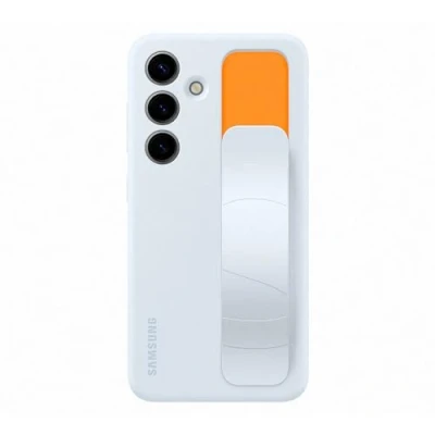 Immagine di Samsung Standing Silicone Back Cover Blu Galaxy S24
