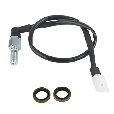 Immagine di Keenso Interruttore universale del freno idraulico motociclo, luce dell&#039;interruttore di pressione per il motociclo (M10*1MM)