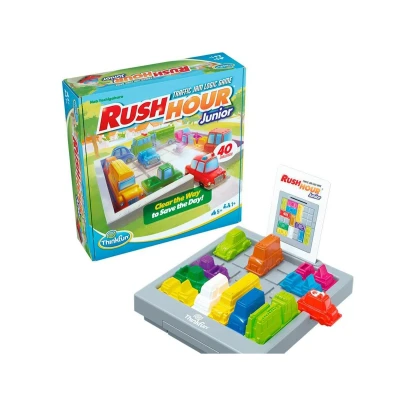 Immagine di Ravensburger ThinkFun Rush Hour Junior, Gioco da Tavolo per Tutta la Famiglia, 1+ Giocatori, Idea Regalo Bambini e Bambine 5+ Anni