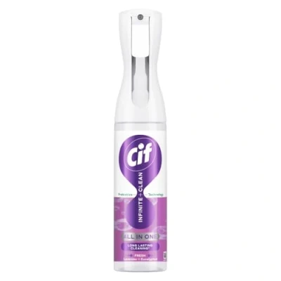 Immagine di Cif Infinite Clean Detergente spray alla lavanda e all&#039;eucalipto All in One con tecnologia probiotici per una pulizia a lunga durata* 280 ml