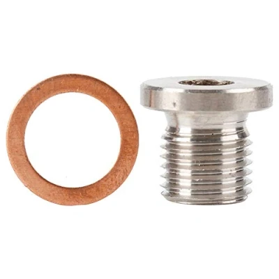 Immagine di Tapon Sonda Lambda M18 1.5 Sensor Bolts Tappo Marmitta Miv Adatto Perspina Di Chiusura In Metallo Per Ossigeno, M12 1.25mm O2 So