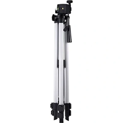Immagine di TOOLCRAFT Tripode 1/4 pollice Altezza operativa=51 150 cm Inox argento Livella a bolla