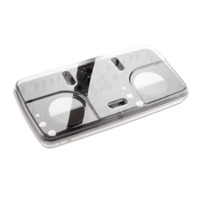 Immagine di Decksaver Cover per Pioneer DJ DDJ Ergo V Coperchio protettivo in policarbonato super resistente con brevettata fumé/trasparente Made the UK La scelta dei una protezione imbattibile