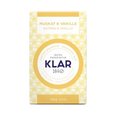 Immagine di Klar Seifen Shampoo solido, moscata e vaniglia, 100 g